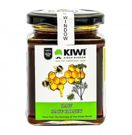 Kiwi Kisan Window Raw Sauf Honey   Glass Jar  350 grams